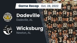 Recap: Dadeville  vs. Wicksburg  2022