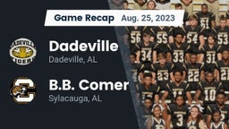 Recap: Dadeville  vs. B.B. Comer  2023