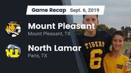 Recap: Mount Pleasant  vs. North Lamar  2019
