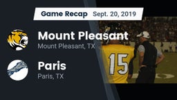 Recap: Mount Pleasant  vs. Paris  2019