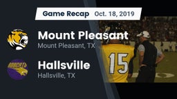 Recap: Mount Pleasant  vs. Hallsville  2019