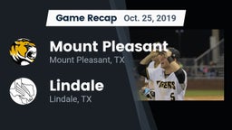 Recap: Mount Pleasant  vs. Lindale  2019