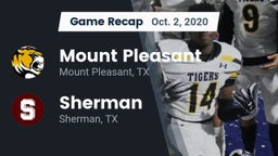 Recap: Mount Pleasant  vs. Sherman  2020