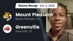 Recap: Mount Pleasant  vs. Greenville  2020