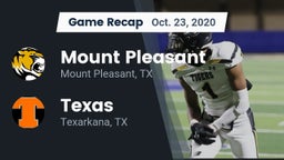 Recap: Mount Pleasant  vs. Texas  2020