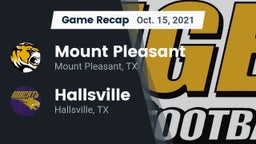 Recap: Mount Pleasant  vs. Hallsville  2021