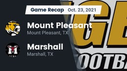 Recap: Mount Pleasant  vs. Marshall  2021