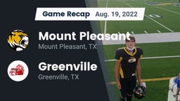 Recap: Mount Pleasant  vs. Greenville  2022