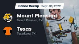 Recap: Mount Pleasant  vs. Texas  2022