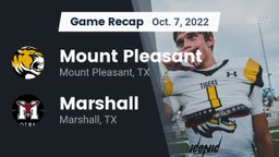 Recap: Mount Pleasant  vs. Marshall  2022