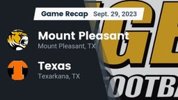 Recap: Mount Pleasant  vs. Texas  2023