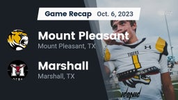 Recap: Mount Pleasant  vs. Marshall  2023