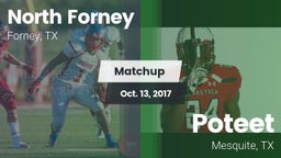 Matchup: North Forney High vs. Poteet  2017