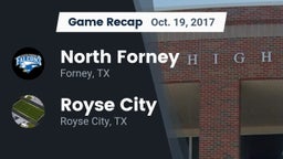 Recap: North Forney  vs. Royse City  2017