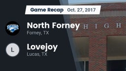 Recap: North Forney  vs. Lovejoy  2017