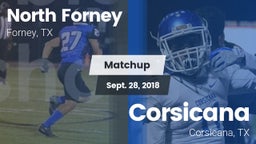 Matchup: North Forney High vs. Corsicana  2018