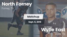 Matchup: North Forney High vs. Wylie East  2019