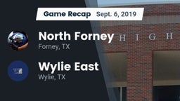 Recap: North Forney  vs. Wylie East  2019