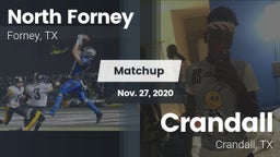 Matchup: North Forney High vs. Crandall  2020