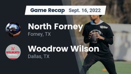 Recap: North Forney  vs. Woodrow Wilson  2022