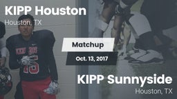 Matchup: KIPP Houston High Sc vs. KIPP Sunnyside  2017