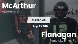 Matchup: McArthur  vs. Flanagan  2017