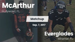 Matchup: McArthur  vs. Everglades  2017