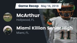 Recap: McArthur  vs. Miami Killian Senior High 2018