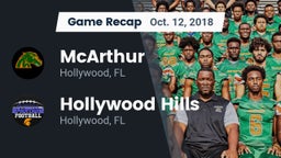 Recap: McArthur  vs. Hollywood Hills  2018