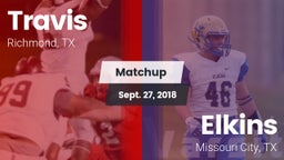 Matchup: Travis  vs. Elkins  2018
