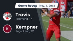 Recap: Travis  vs. Kempner  2018