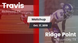Matchup: Travis  vs. Ridge Point  2019