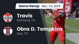Recap: Travis  vs. Obra D. Tompkins  2019