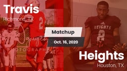 Matchup: Travis  vs. Heights  2020