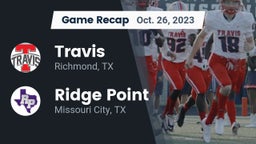 Recap: Travis  vs. Ridge Point  2023