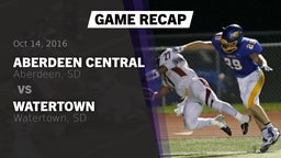 Recap: Aberdeen Central  vs. Watertown  2016