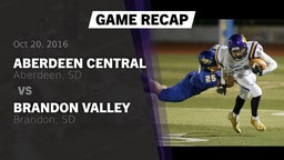 Recap: Aberdeen Central  vs. Brandon Valley  2016