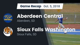 Recap: Aberdeen Central  vs. Sioux Falls Washington  2018