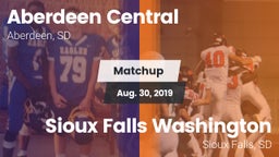 Matchup: Aberdeen Central vs. Sioux Falls Washington  2019