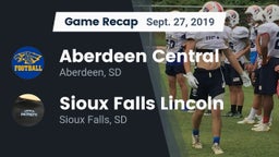 Recap: Aberdeen Central  vs. Sioux Falls Lincoln  2019
