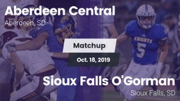 Matchup: Aberdeen Central vs. Sioux Falls O'Gorman  2019