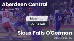 Matchup: Aberdeen Central vs. Sioux Falls O'Gorman  2020