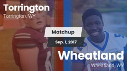 Matchup: Torrington High vs. Wheatland  2017