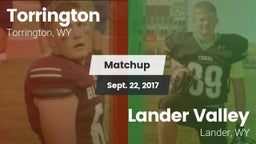 Matchup: Torrington High vs. Lander Valley  2017