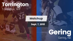 Matchup: Torrington High vs. Gering  2018