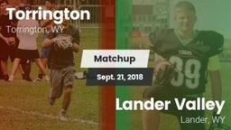 Matchup: Torrington High vs. Lander Valley  2018