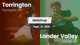 Matchup: Torrington High vs. Lander Valley  2019