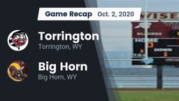 Recap: Torrington  vs. Big Horn  2020