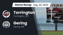 Recap: Torrington  vs. Gering  2023