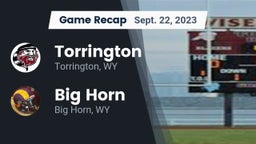 Recap: Torrington  vs. Big Horn  2023